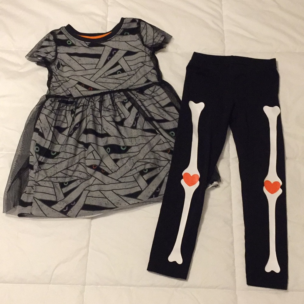Bundle- Cat and Jack size 4/5 Halloween outfit